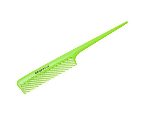 Расчёска Denman Neon Green с хвостиком