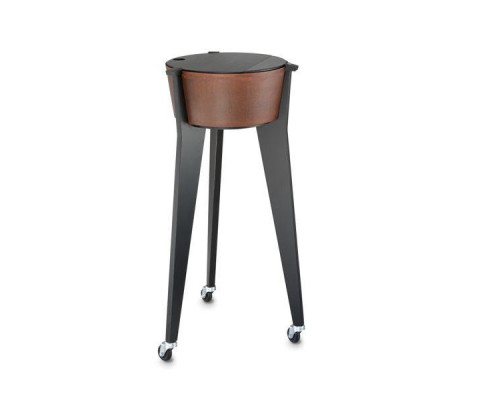 Тележка ICON CORTEN CON GAMBE LEGNO NERO